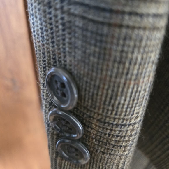 Brooks Brothers Men's 100% Wool Classic Checkered Blazer - Picture 4 of 8